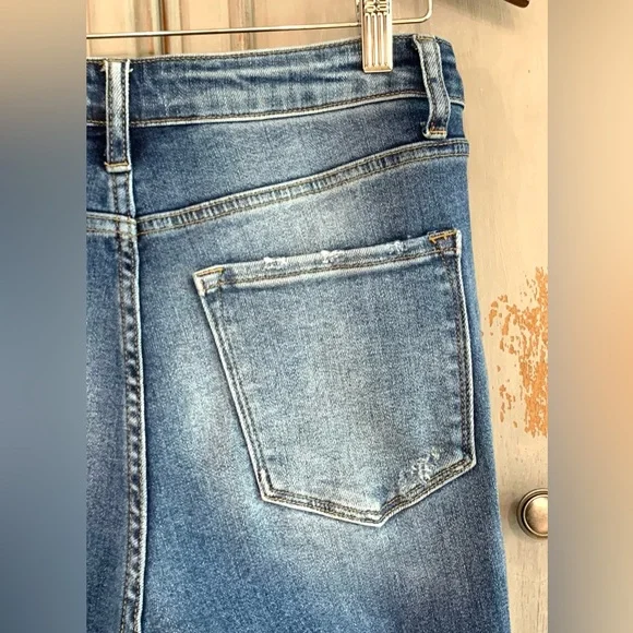 Vervet Boho Style Flare Leg Jeans Tag Sz 28 Actual 29x26 - Picture 5 of 9